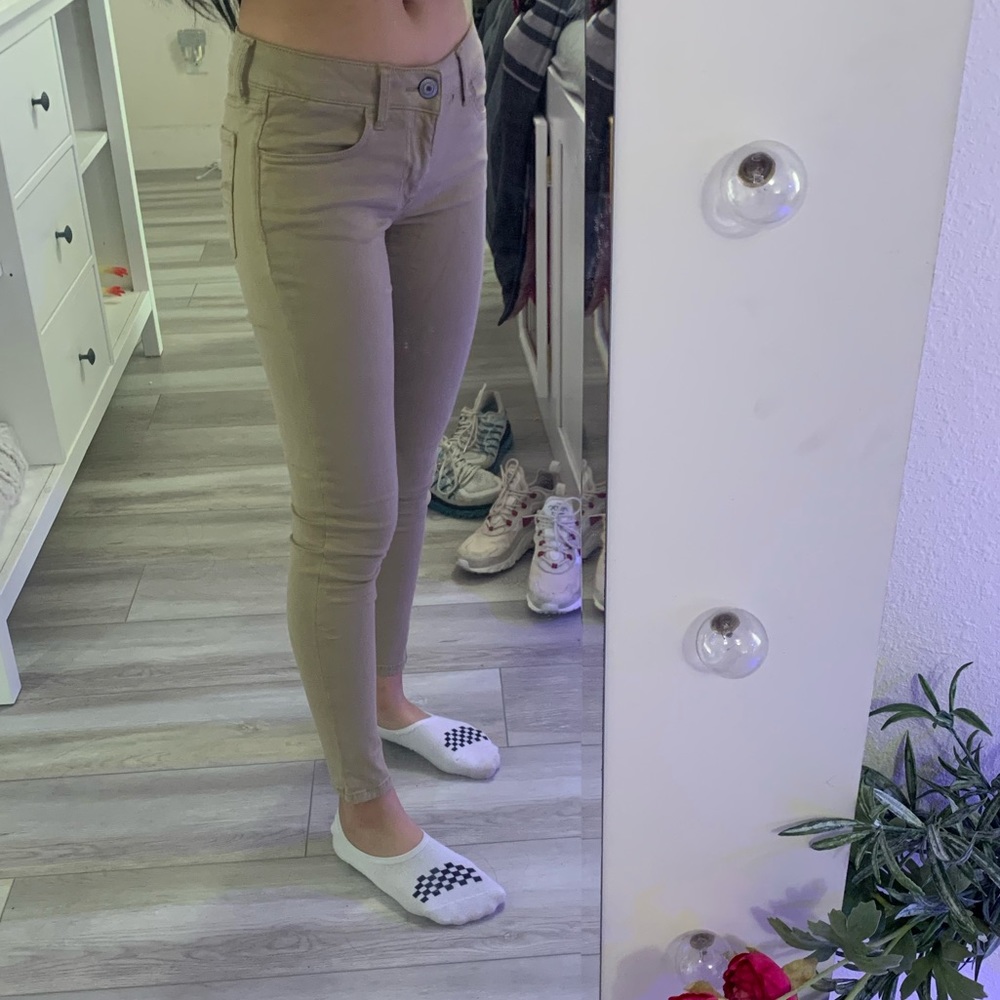 American Eagle Khaki Super Stretch Jeans
